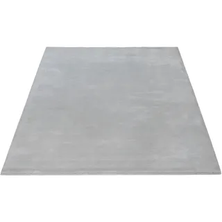 merinos Teppich »Maximo 30« rechteckig 16 mm Höhe weicher dichter Kurzflor, Kunstfellteppich, Fell Haptik, Wohnzimmer, grau