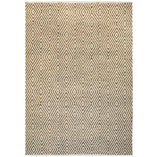 Kayoom Aperitif 310 Webteppich 80 x 150 cm Beige/Braun