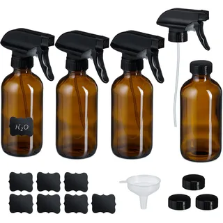 Relaxdays Sprühflasche 500ml 4er Set