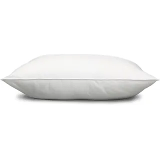 alpina Kissen 80 x 80 cm - Kopfkissen für Bett und Schlafzimmer - Schlafkissen Atmungsaktiv, Feuchtigkeitsregulierend und Waschmaschinenfest - für Nacken-, Bauch-, Rücken- und Seitenschläfer - Weiß