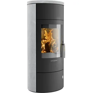 Oranier Polar W+ 2.0 Stahl Schwarz/Abdeckplatte Speckstein
