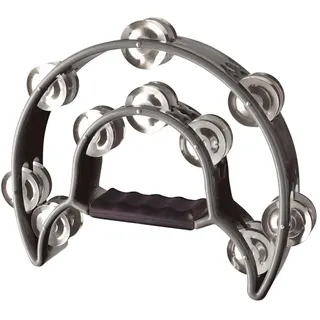 STAGG Cutaway Tambourin, 20 Schellen,schwarz