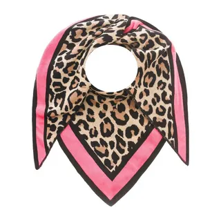 Zwillingsherz »Dreieckstuch BW "Leo Rand"« Leo mit pinker Lante,