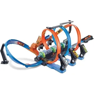 Mattel Hot Wheels Corkscrew Crash Streckenset & Spielzeugauto