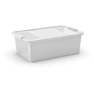 KIS Aufbewahrungsbox BI Box transparent B/H/L: ca. 35x19x55 cm Weiß, transparent