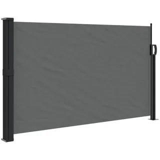 vidaXL Ausziehbare Seitenmarkise Anthrazit 120x600 cm - Grau