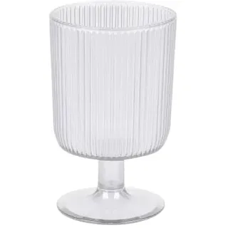 Urban Living Samba Standglas, Kunststoff, 300 ml, Durchmesser 7,7 cm x Höhe 12,2 cm, transparent