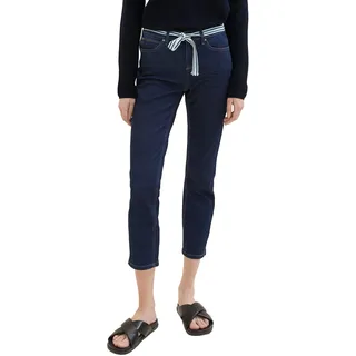 TOM TAILOR Damen Alexa Slim Cropped Capri Jeans