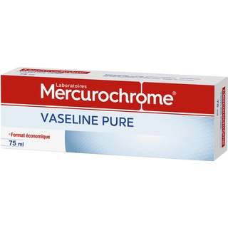 MERCUROCHROME Vaseline Pure – Tube – vielseitig einsetzbar – erleichtert das Gleiten – Reiseformat – leicht zu transportieren – 75 ml – Produkt hergestellt in Frankreich