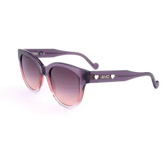 Liu Jo Damen-Sonnenbrille im Cat-Eye-Stil, rund, aus Acetat, LJ772S - Violett