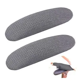 FYTXSZ Bürostuhl Armlehnenschoner Elastisch Spandex Stretch Waschbare Abnehmbare Armlehnen Polster Abdeckung Schutz Für Gamingstuhl & Homeoffice Stuhl (Grau)