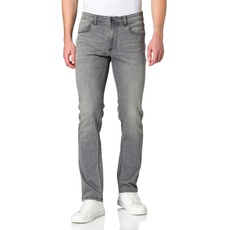 camel active Herren Regular Fit 5-Pocket Organic Cotton Jeans 32 Grau menswear-30/32