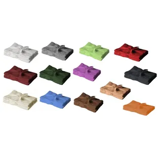 EXKLUSIV HEIMTEXTIL Seiftuch 30 x 30 cm dunkelgrün 4 St.