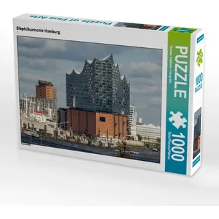 Calvendo Puzzle Elbphilharmonie Hamburg 1000 Teile Puzzle quer | 1000 Teile Lege-Größe 64x48cm Foto-Puzzle für glückliche Stunden