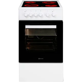 BAUKNECHT Elektro-Standherd »B5V5KMW« Hydrolyse Hydrolyse-Reinigungsfunktion, weiß