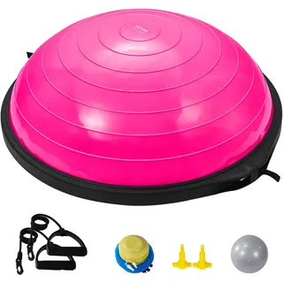 Vevor Gymnastikball Fitnessball Sportball Yogaball 66cm Halb Rosa