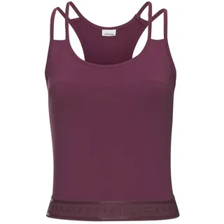 LASCANA ACTIVE Crop-Top Damen dunkelrosa Gr.XS (32/34)
