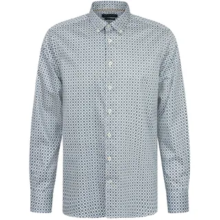 bugatti Langarmhemd, aus Baumwolle in Satinoptik