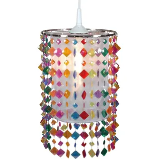 Näve Pendelleuchte mit Acrylperlen Bunt
