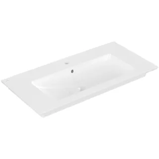Villeroy & Boch Venticello Schrankwaschtisch, 1 Hahnloch, mit Überlauf, 1000x500mm, 4104AL01, Farbe: Weiß