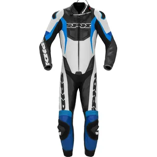 Spidi Sport Warrior Pro, Lederkombi 1tlg. perforiert - Weiß/Blau / 50