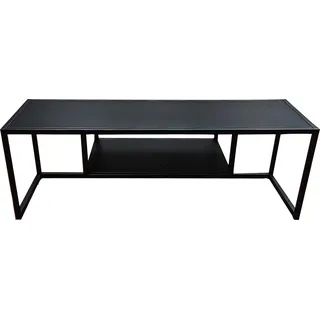 [en.casa] TV Möbel, Isokyrö Metall 120x40x40 cm Schwarz