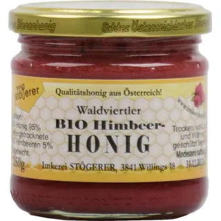 bio imkerei stögerer Honig mit Himbeeren 250g